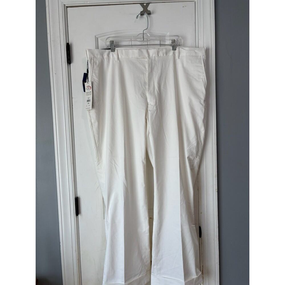NWT VINTAGE LAUREN RALPH LAUREN US Open WHITE‎ LEG JEANS SIZE 44B X 32
